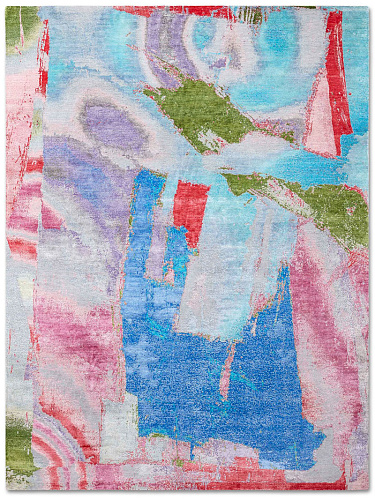 Original auf Hellgrau Teppich