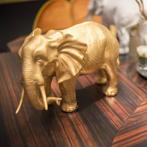 Elefant Gold Skulptur
