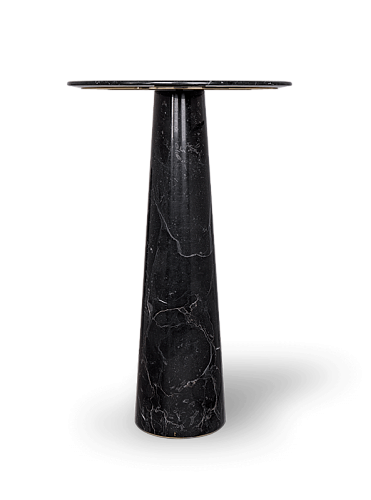 Forge Schwarzer Bartisch