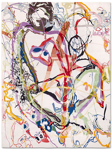 Dragonman Original auf Weiß Teppich