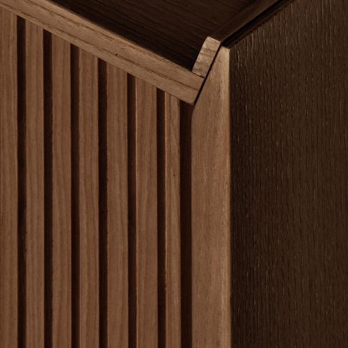 Sipario Niedriges braunes Sideboard mit 2 Türen