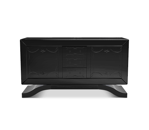 Cosmopolitan Schwarzes Sideboard