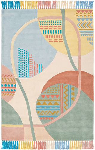 Playful Orbits Teppich