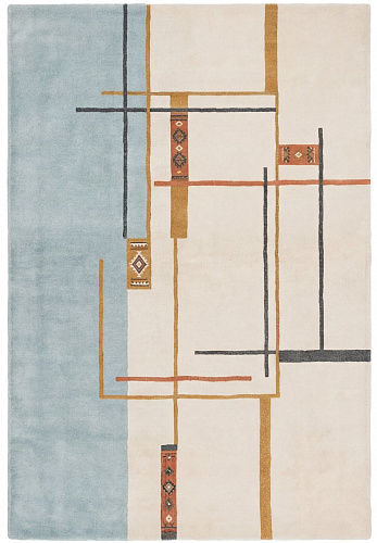 Linear Atlas Neutral Teppich