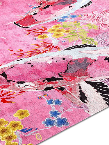 Pink auf Bondi‑Pink Teppich