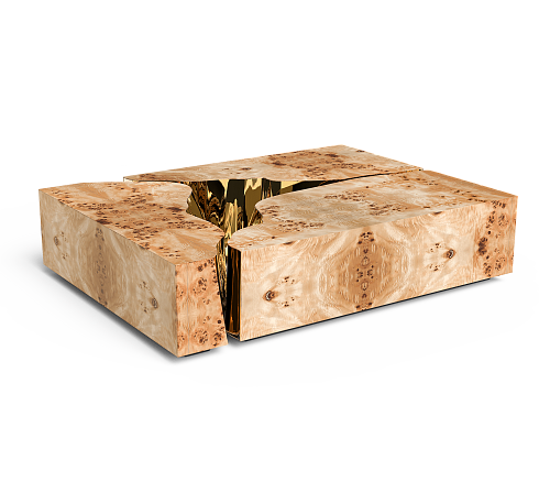 Fissure Poplar‑Couchtisch