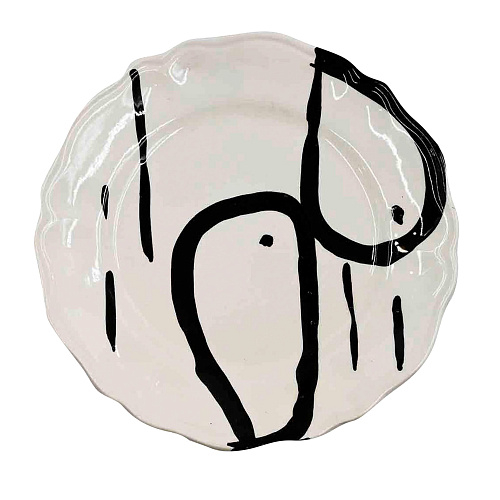 Handgefertigter Keramikteller