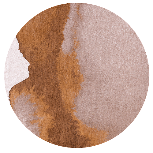 Chestnut 9326 Runder Teppich