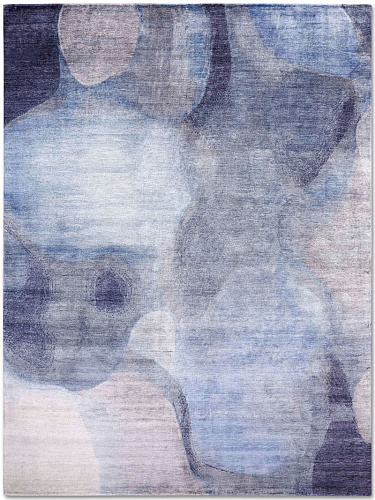 Blau‑Grau Teppich