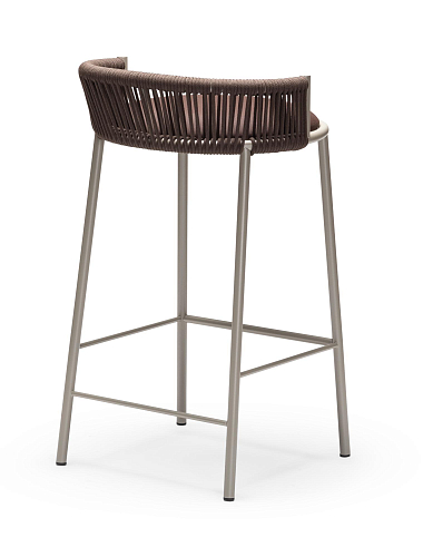 Millie SG-65 Brauner Outdoor-Barhocker