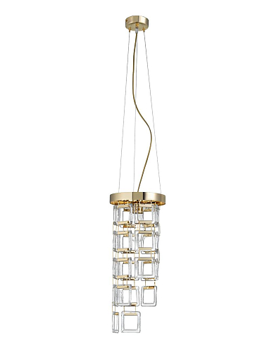Bracelet Soft Gold Kronleuchter mit Murano-Glas
