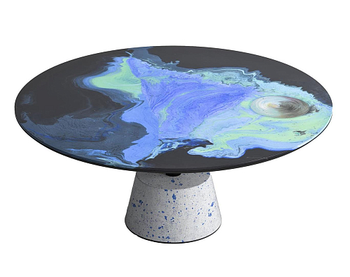 Astraliti Runder Metallcouchtisch