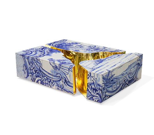 Fissure Kachel‑Couchtisch