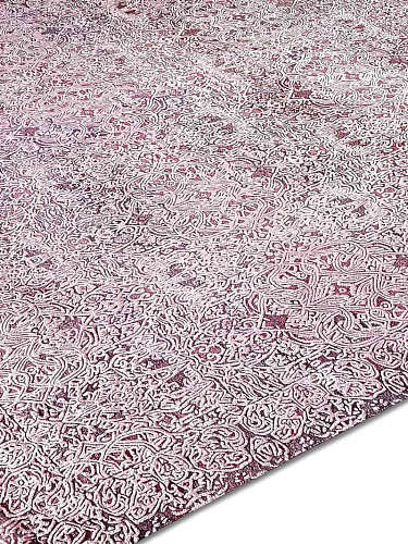 Ferahan Splash Grey Pink Teppich