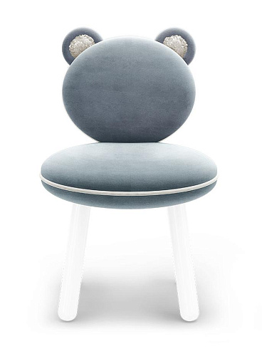 Fluffy Bear hellblauer Kindersessel