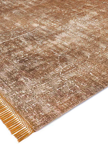 ZeroPile Ex Tiefviolett auf Beige‑Mix Teppich