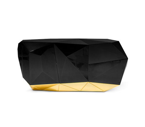 Prism 3 Schwarzes Sideboard