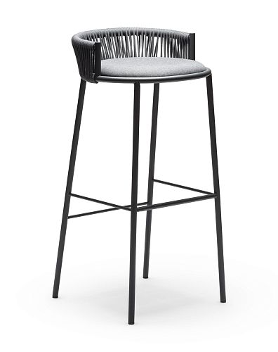 Millie SG-80 Grauer Outdoor-Barhocker