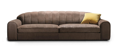 Luxe plüsch‑Sofa