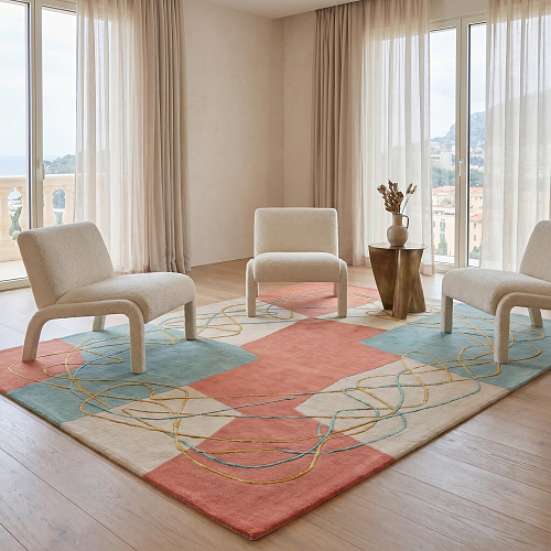 Patchwork Rhythm Soft Teppich