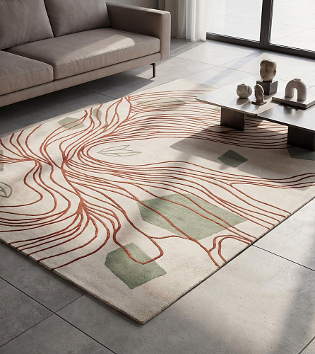 Flowing Lines Teppich