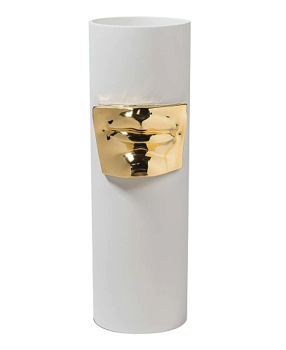 David Mouth Gold Vase