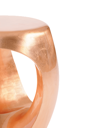 Sculpted Luxus‑Hocker