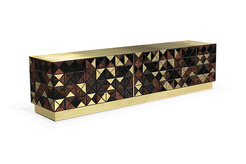 Mosaic Walnuss‑TV‑Schrank