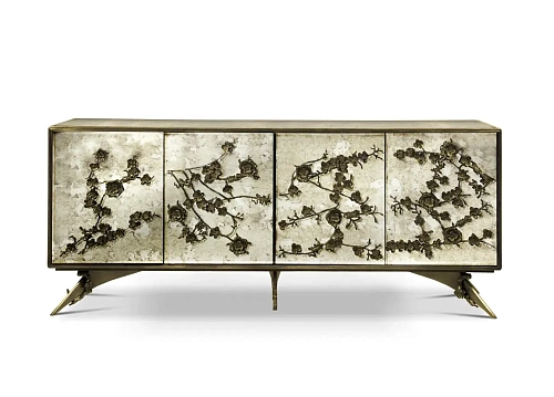 Mirage Gealterter Spiegel‑Schrank