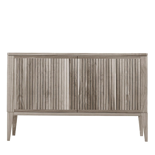 Eleva 2‑Türiges graues Sideboard