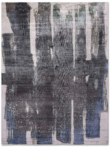 Schwarz auf Beige Teppich