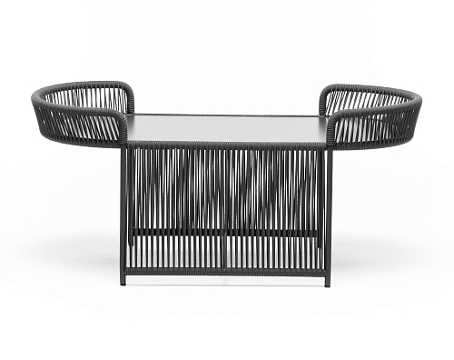 Altana OV Anthrazitfarbener Outdoor-Loungetisch