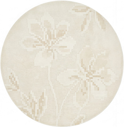 Ivory Rosette Teppich
