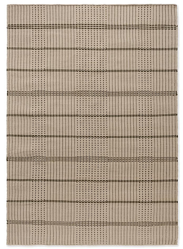 Zona Oliv Stitch Outdoor 495707 Teppich