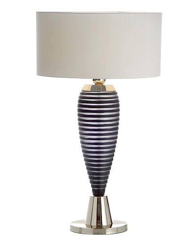 Soft Gold Schwarz-Klare Kristall-Tischlampe