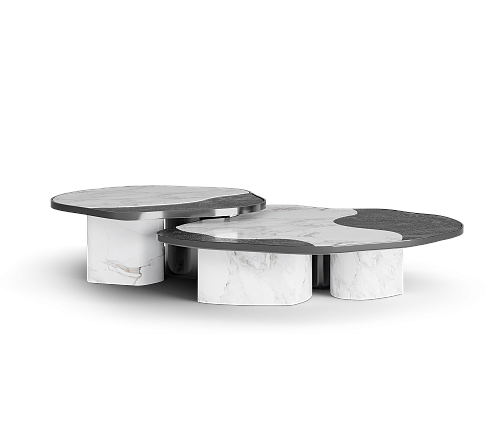 Athena Calacatta Marmor & Onyx Tischset
