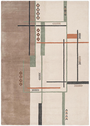Architect Lines Taupe Teppich