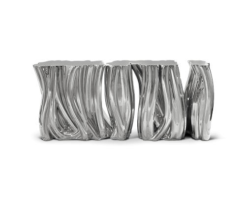 Monochrome Silbernes Premium‑Sideboard