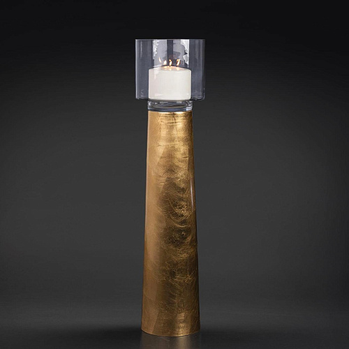One Gold Kerzenhalter