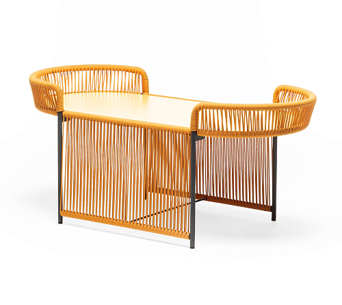 Altana OV Gelber Outdoor-Loungetisch