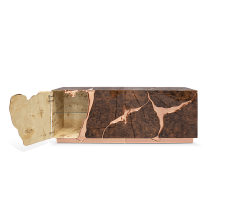 Fissure Roségold‑Sideboard