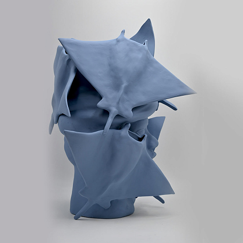 Maure‑Kopf Skulptur