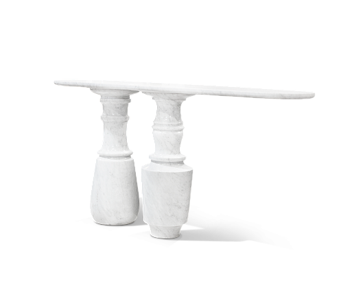 Obsidian Carrara Konsole