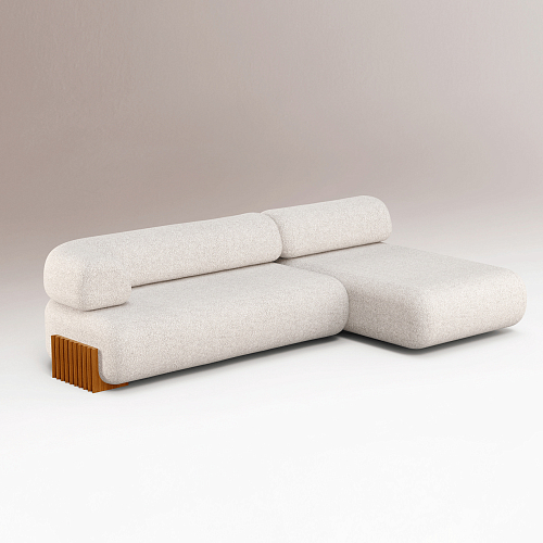 Carmel Wood Modulares Sofa