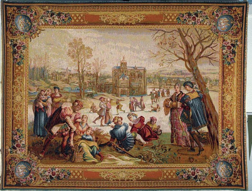 Winterläufer Wandteppich