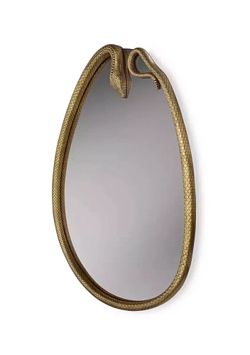 Serpentine Birnen‑Spiegel