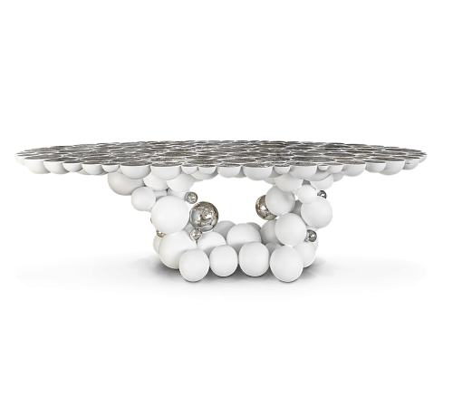 Orbit Weißer Luxus‑Esstisch