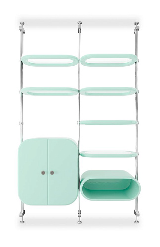 Verona Holz grünes Bücherregal