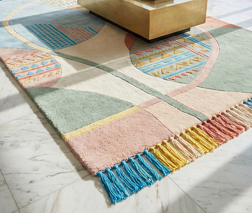 Playful Orbits Teppich