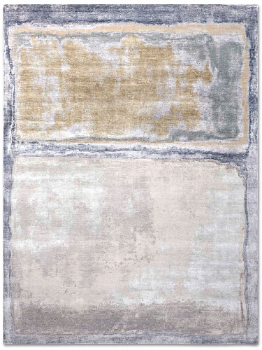 Sand Mix auf Grau Teppich